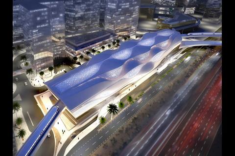 King Abdullah Finance District station will be a key hub on the Riyadh metro.